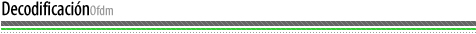 Decodificación Ofdm